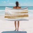 thumbnail image 3 of Beach Towel Brown Grey Paint Bath Pool Towels Abstract Art Texture Absorbent Beach Towel Soft Large Quick Dry Lightweight Camping Travel Sports Yoga Gym Swim Towels for Adult 35x70 Inch, 3 of 9