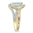 thumbnail image 3 of Everly Women's Aquamarine 14k Yellow Gold Ring, 3 of 7