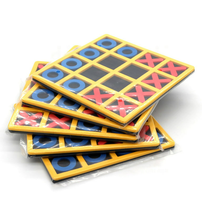 Jogo de tabuleiro para crianças Indoor Play Tic Tac Toe, 1 peça, cores em  Promoção na Americanas