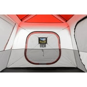 Ozark Trail 8-Person Instant Cabin Tent with LED Lighted Poles and Bluetooth Speaker, 13 ft x 9 ft