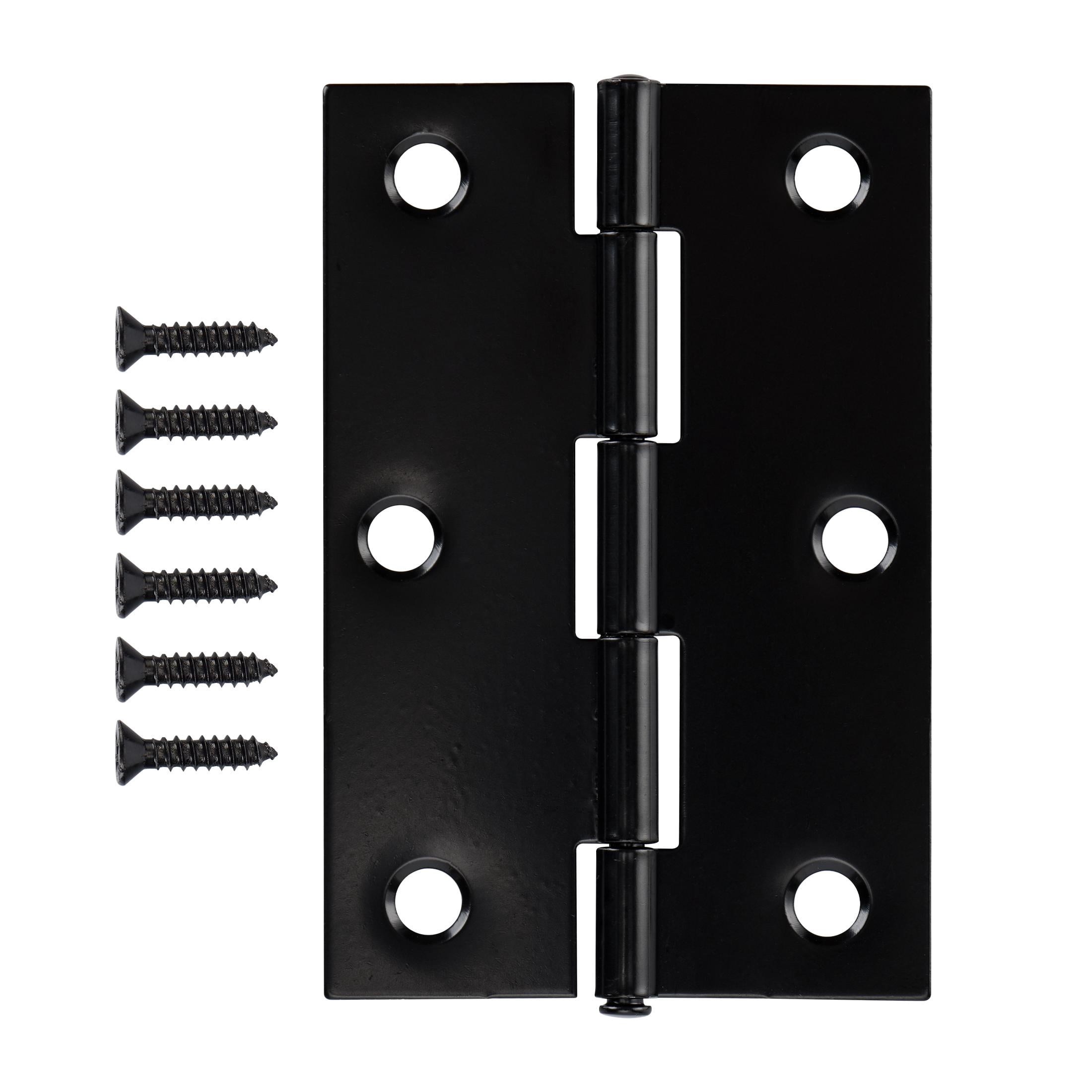 Hyper Tough 3in. Door and Window Hinge, Matte Black, 20 Pack