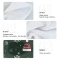 thumbnail image 2 of Yayeee Kitchen Hanging Hand Towels Set of 2 with Loop Bathroom Absorbent Tie Towel, Green Christmas Hats, 2 of 7