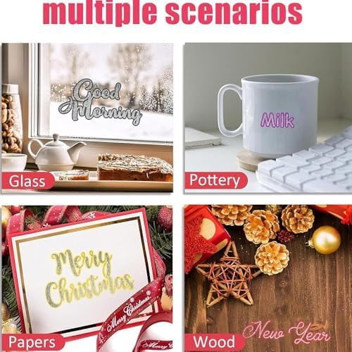 Glitter Outline Paint Markers, Double Line Outline Art Pen Marker Pen, Painting Markers with Vibrant Colors, Dreamy Sparkle Dual-Line Contour Pen for Greeting Cards, DIY Crafts (24pcs)