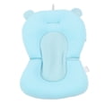 thumbnail image 2 of Cojín de baño para bebé, flotante, seguro, plegable, ajustable, para recién nacidos, color azul, 2 of 14