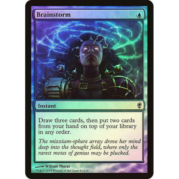 MtG Conspiracy Common Brainstorm (FOIL) #91