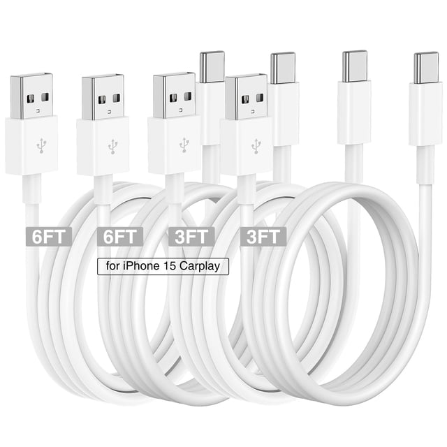 Cable Carplay Cabepow para iPhone 16, 15 Pro/Pro Max/Plus