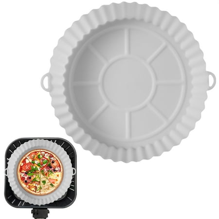 

LASPERAL Air Fryer Silicone Pot - Reusable Non-stick Air Fryer Silicone Liners Compatible with Air Fryer Basket