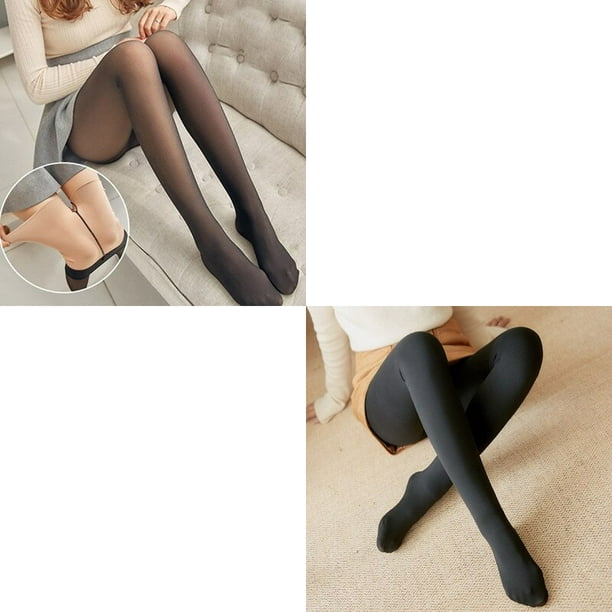 Medias de mujer, pantimedias de invierno de piel negra, medias sexis elásticas transparentes, pantimedias gruesas cálidas para niñas, medias Tan Jianjun unisex