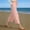 Pink, variant on Oplxuo Wide Leg Linen Pants for Women Chic Ruffle Elastic High Waisted Casual Summer Loose Lounge Trousers with Pockets