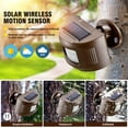 thumbnail image 2 of eMACROS Upgraded 7-Channel Pairable 1/2 Mile Long Range Solar Wireless Driveway Alarm, 2 of 3