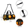 thumbnail image 5 of Thanksgiving Travel Tote, Yoga Bag, Dance Bag, Luggage Bag - Sports Bag, Size 17.7 Inches. Interior Zipper Pocket. Large Capacity, 5 of 6