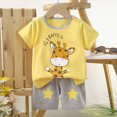 thumbnail image 4 of UAYOTSE Newborn Baby Boy Girl Summer Winter Clothes Outfits Toddler Short Sleeve Tops Set,Sizes 6-9 Months, 4 of 4