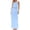 Blue, variant on MDUKONU Womens Skirt Suit Short Skirt Set with Backless Lace Crop Top and Long Skirt for Beach Club Dress Beige M