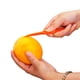 thumbnail image 3 of Bewildely Paquete de 6 peladores de naranjas, herramienta de pelado de pomelo reutilizable para quitar frutas con asa, rebanador de apertura para Cocina y Comedor, 3 of 6