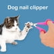 thumbnail image 3 of Tijeras para Uñas Kuymtek de Acero Inoxidable para Gatos rosa, 3 of 8