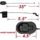 thumbnail image 3 of Durable Replacement Recliner Chair Sofa Couch Release Lever Replacement Metal Handle, 3 of 3