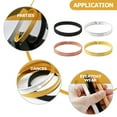 thumbnail image 4 of OUNONA 4Pcs Circular Cuff Bracelet Men Metal Simple but Personalized Assorted Color, 4 of 8