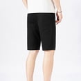 thumbnail image 5 of Fjuchai Mens Cotton Shorts Summer Solid Color with Pocket Shorts for Male Five Points Beach Casual Pants Size 28-38, 5 of 9