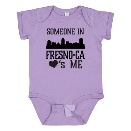 

Inktastic Fresno California Someone Loves Me Skyline Gift Baby Boy or Baby Girl Bodysuit