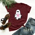 thumbnail image 6 of IMENGL Women Short Sleeve T-Shirts Basic Neck Printed Graphic Tee Daily Outfits Casual Loose Tops for Women Short Sleeve,M-XXXL, 6 of 6