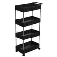 thumbnail image 1 of Amdohai 4-Layer Multifunctional Rolling Utility Cart with Detachable Baskets 4 Hooks Storage, 1 of 7