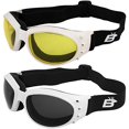 thumbnail image 2 of 2 pares de gafas Birdz Eagle Motorcycle Skydiving acolchado Birdz Birdz, 2 of 2