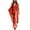 Red, variant on HJYCHN Women Outfit European Fashion Loose 3 Piece Set with V-Neck Suspender Elegant Look Outfits 3 Piece Suspender Sets Sophisticated Style Blue XL