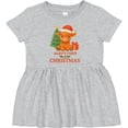 thumbnail image 3 of Inktastic Baby's First Christmas Cute Highland Cow Girls Baby Dress, 3 of 5