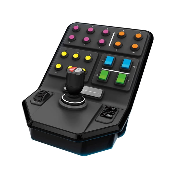 Panel lateral para vehículo Farm Sim Logitech G, negro/multicolor