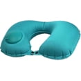 thumbnail image 1 of Almohada de cuello en forma de U, almohada de viaje, almohada de viaje, almohada inflable de felpa suave, 1 of 5