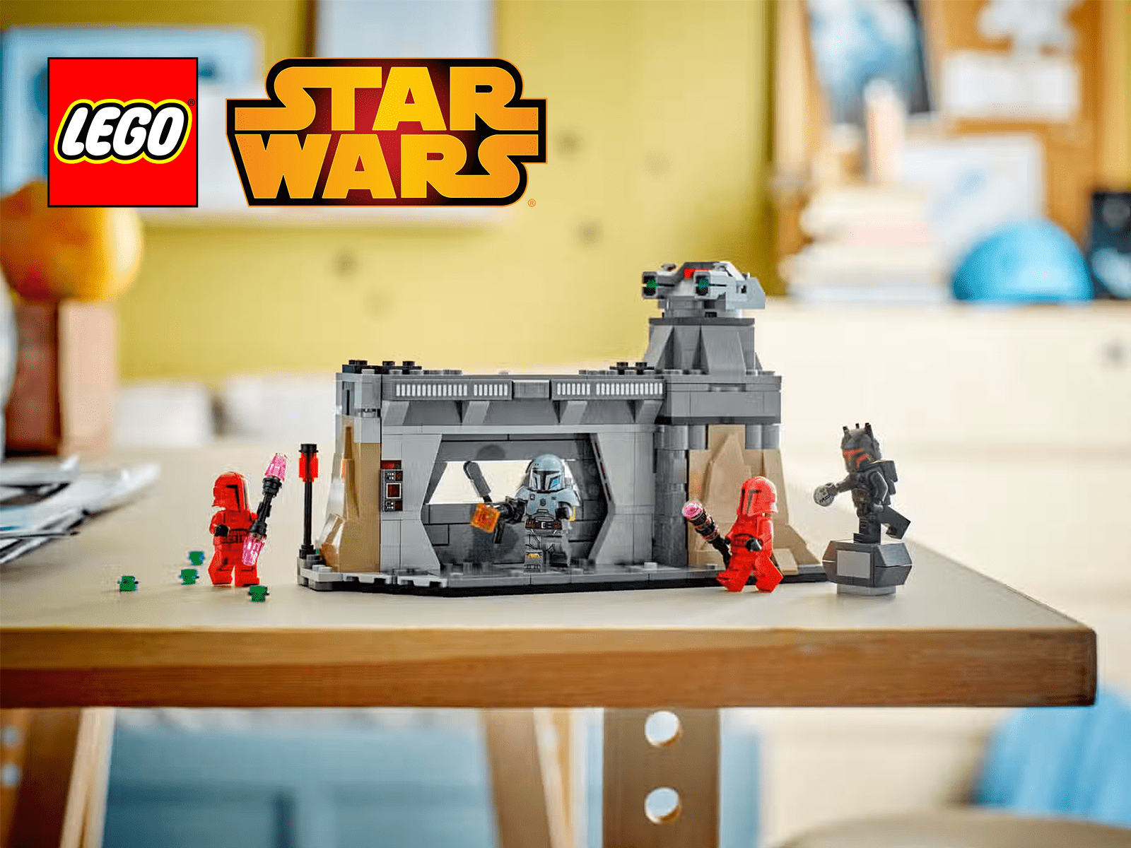 LEGO Star Wars 75386 Paz Vizsla and Moff Gideon Battle – Mandalorian Showdown Building Set with 289 Pieces