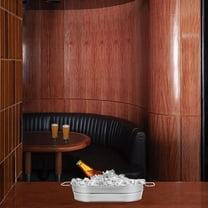 PTOOTP Compact Stainless Steel Ice Bucket - Multipurpose Cooler for Restaurant, Bar, Home, Party Use