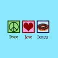 thumbnail image 2 of CafePress - Peace Love Donuts -  Round Wood Ornament 4", 2 of 2