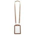 thumbnail image 1 of Weiweiguan Portable ID Cards Holder Lanyard Work Cards Protective Cover Double-sided Cards Holder, 1 of 6