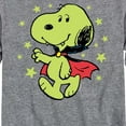 thumbnail image 3 of Peanuts - Glow In The Dark Snoopy - Toddler And Youth Long Sleeve Graphic T-Shirt, 3 of 6