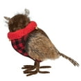 thumbnail image 3 of Northlight Owl with Buffalo Plaid Vest and Jingle BellsChristmas Figure - 10", 3 of 4