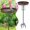 Vintage Bronze, variant on Metal Bird Bath for Outside,Bird Baths Feeder Bowl with 5 Prongs Base Stake,Freestanding BirdBaths for Outdoors Garden Patio Yard Lawn Decor (Vintage Bronze)