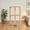 Natural, variant on LELELINKY 3-Tier Corner Shelf with Sturdy Base, 28" Tall Narrow Bookcase for Small Spaces, Wood Display Shelf for Living Room, Natural
