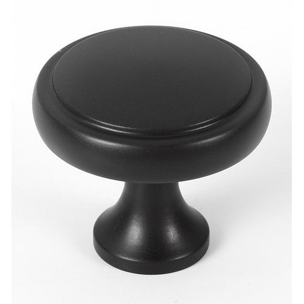 Alno A980-14-PB Royale 1-1/4" Solid Brass Stepped Round Mushroom Cabinet Knob / Drawer