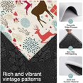 thumbnail image 3 of Multicolor Christmas Deer Pattern Kitchen Rugs Sets Of 3,Kitchen Runner Rugs Non Skid Washable,Decorative Kitchen Floor Mats for Kitchen,Sink,Laundry,17"x30"+ 17"x47" + 17"x59", 3 of 6