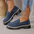 thumbnail image 4 of Mocasines Cómodos para Zapatos Suela Gruesa Mujer Combinados Uso Diario, 4 of 9