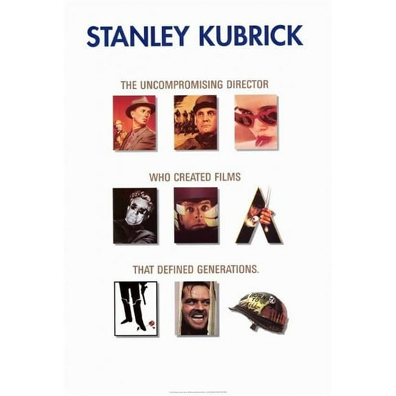 Stanley Kubrick - Promotion Movie Poster Print - 27 x 40