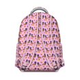 thumbnail image 3 of Pink Dachshund Chips Backpack for School,Cute School Bag,Schoolbag with Adjustable Shoulder Straps & Padded Back,15.3"x11"x7.1".﻿, 3 of 6