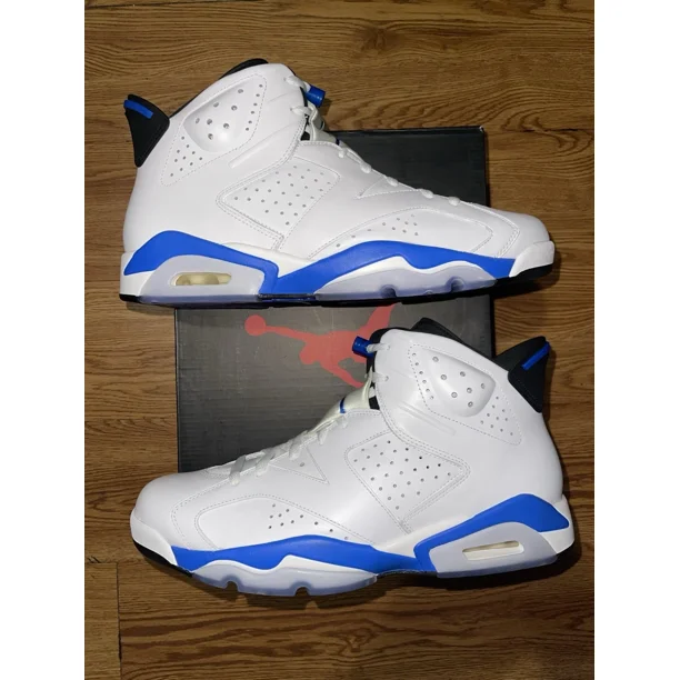 Ni - ke Ni - ke Air Jordan 6 Retro “Sport Blue” 2014 Size 13 Men’s