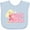 AE-Light Blue, variant on Inktastic These Fools Put My Cape on Backwards® Pink Superhero Edition Girls Baby Bib
