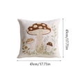 thumbnail image 3 of FeiFu Easter Bunny Embroidery Throw Pillow Cover Decorative Cushion Case for Living Room Bedroom Sofa Bed Couch Home Festival Decor, 3 of 6