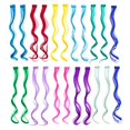 thumbnail image 1 of Extensiones de cabello SWACC Colored Party Highlights, 22 unidades, 1 of 9