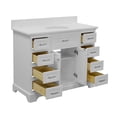 thumbnail image 7 of Aria 48" Bathroom Vanity with White Cabinet and Quartz Top, 7 of 7