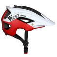 thumbnail image 2 of Gorra de ciclismo Casco de bicicleta liviano con forro suave extraíble y visera ajustable Hombres Mu WEST BIKING Gorra de ciclismo, 2 of 6