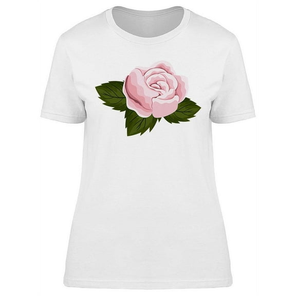 A Pink Rose T-Shirt Women -Image by Shutterstock, Female Large